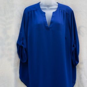 "Electric" Blue Blouse